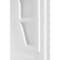 Anzzi Sharman 36" x 36" x 74" DIY Friendly Corner Shower Surround in White SW-AZ8073 - alternate 4